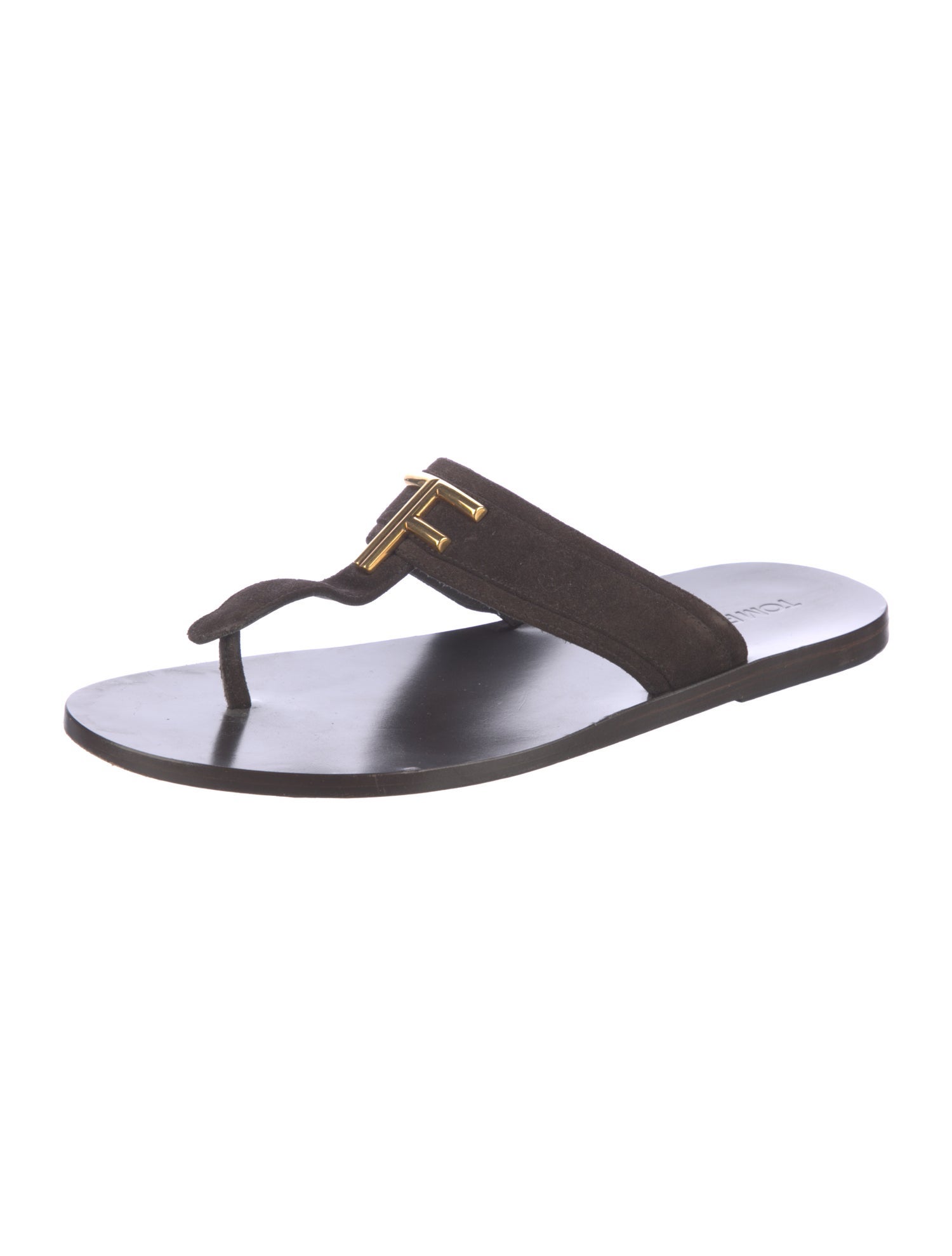 Tom Ford Leather Flip Flops
