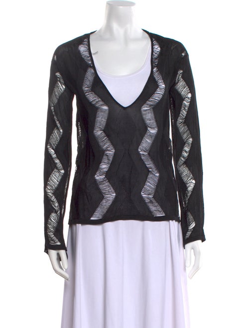 Tom Ford Printed Scoop Neck Top