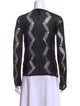 Tom Ford Printed Scoop Neck Top