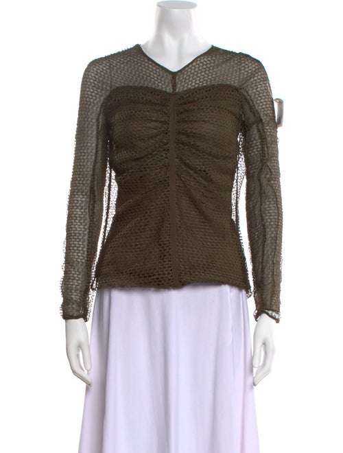 Tom Ford V-Neck Long Sleeve Top