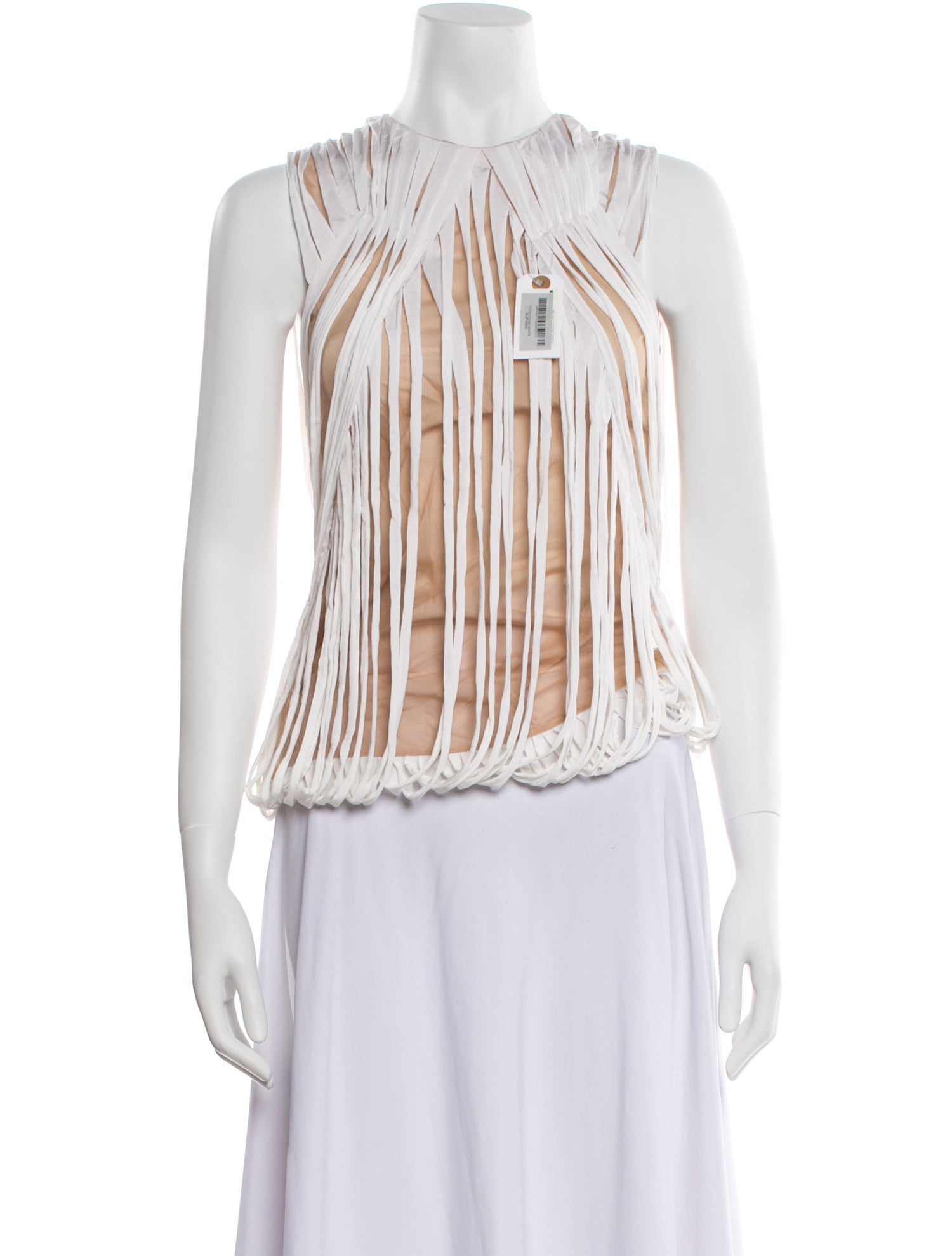 Tom Ford Striped Crew Neck Top