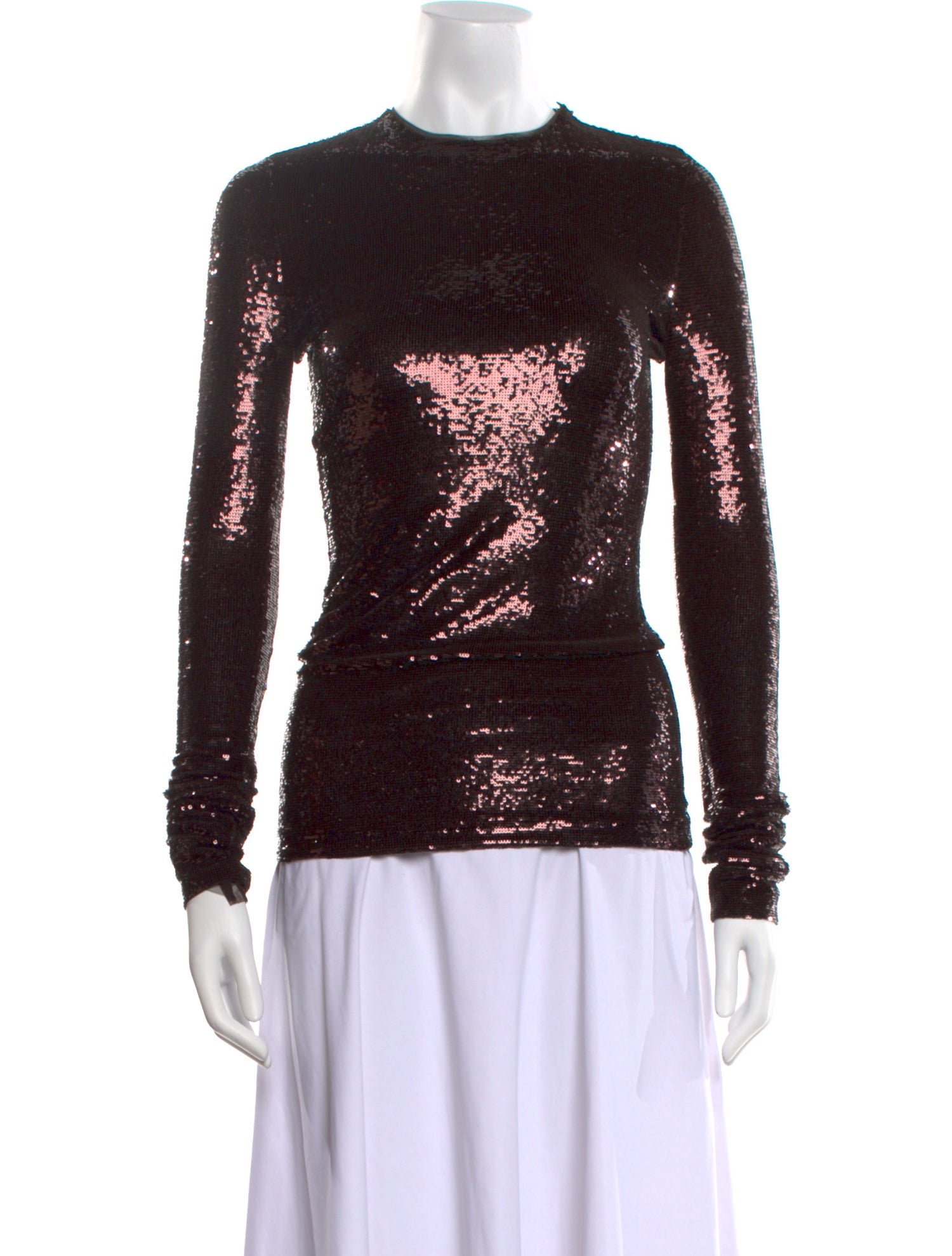 Tom Ford Mock Neck Long Sleeve Sweatshirt