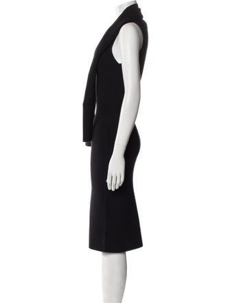 Tom Ford Virgin Wool Cutout Accent Dress Set