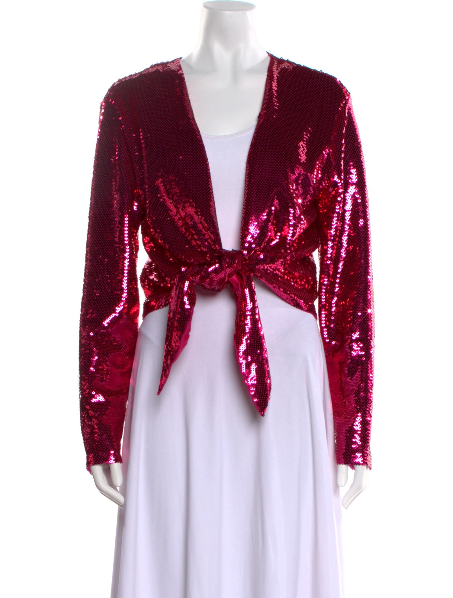 Tom Ford Printed V-Neck Crop Top