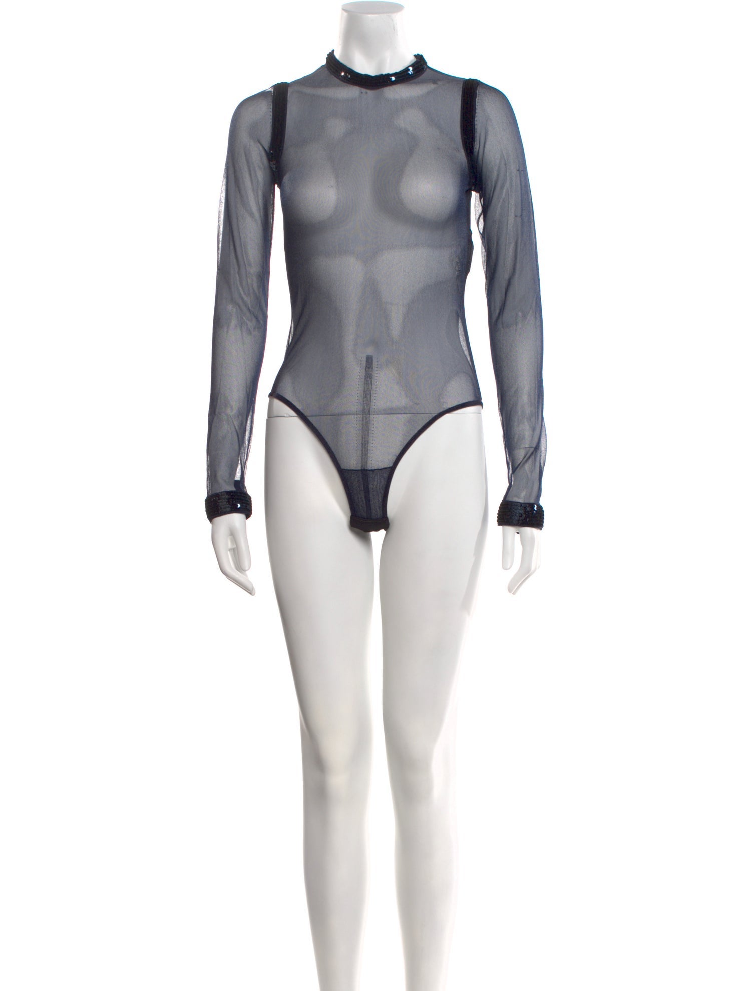 Tom Ford Mock Neck Long Sleeve Bodysuit
