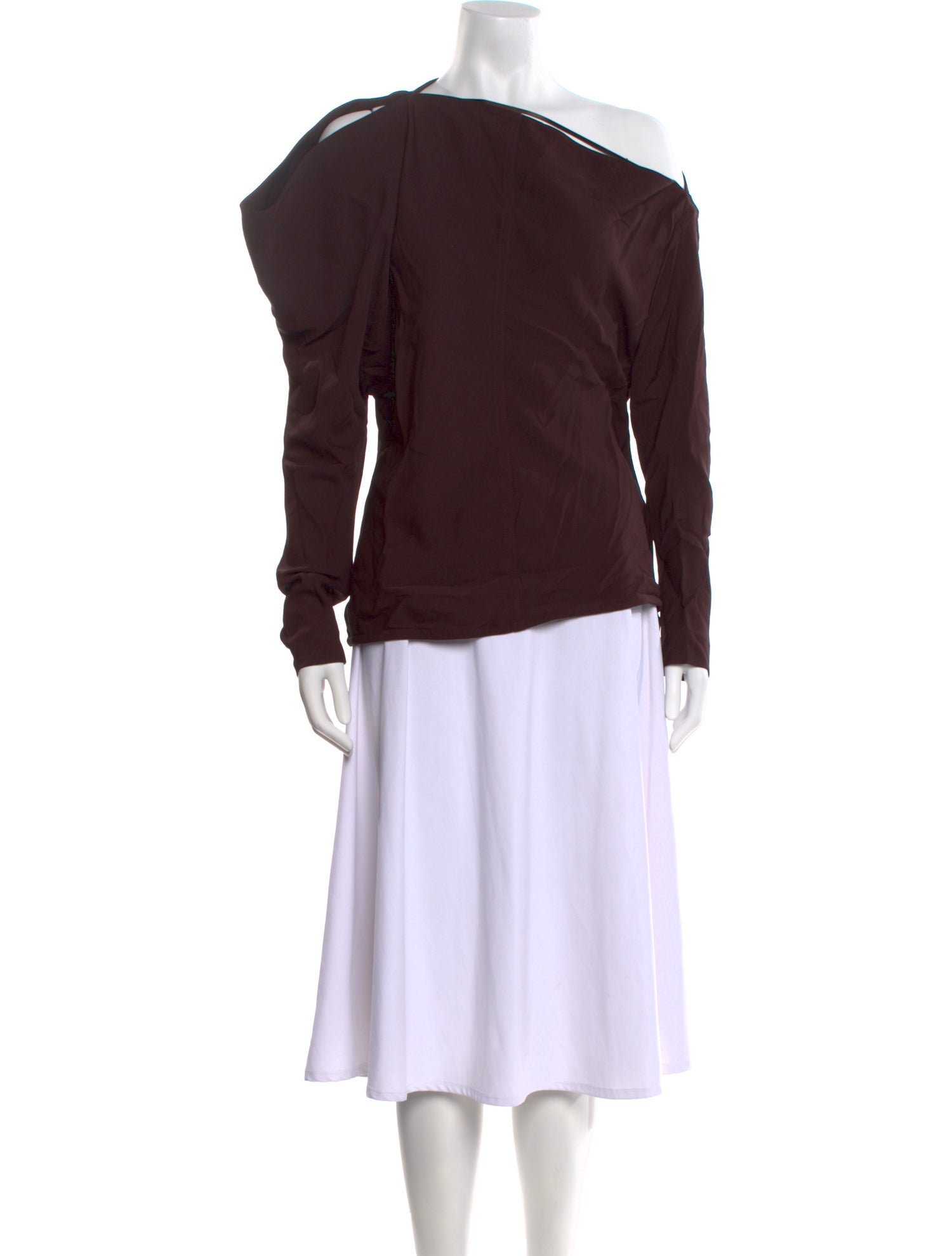 Tom Ford Asymmetrical Long Sleeve Sweatshirt