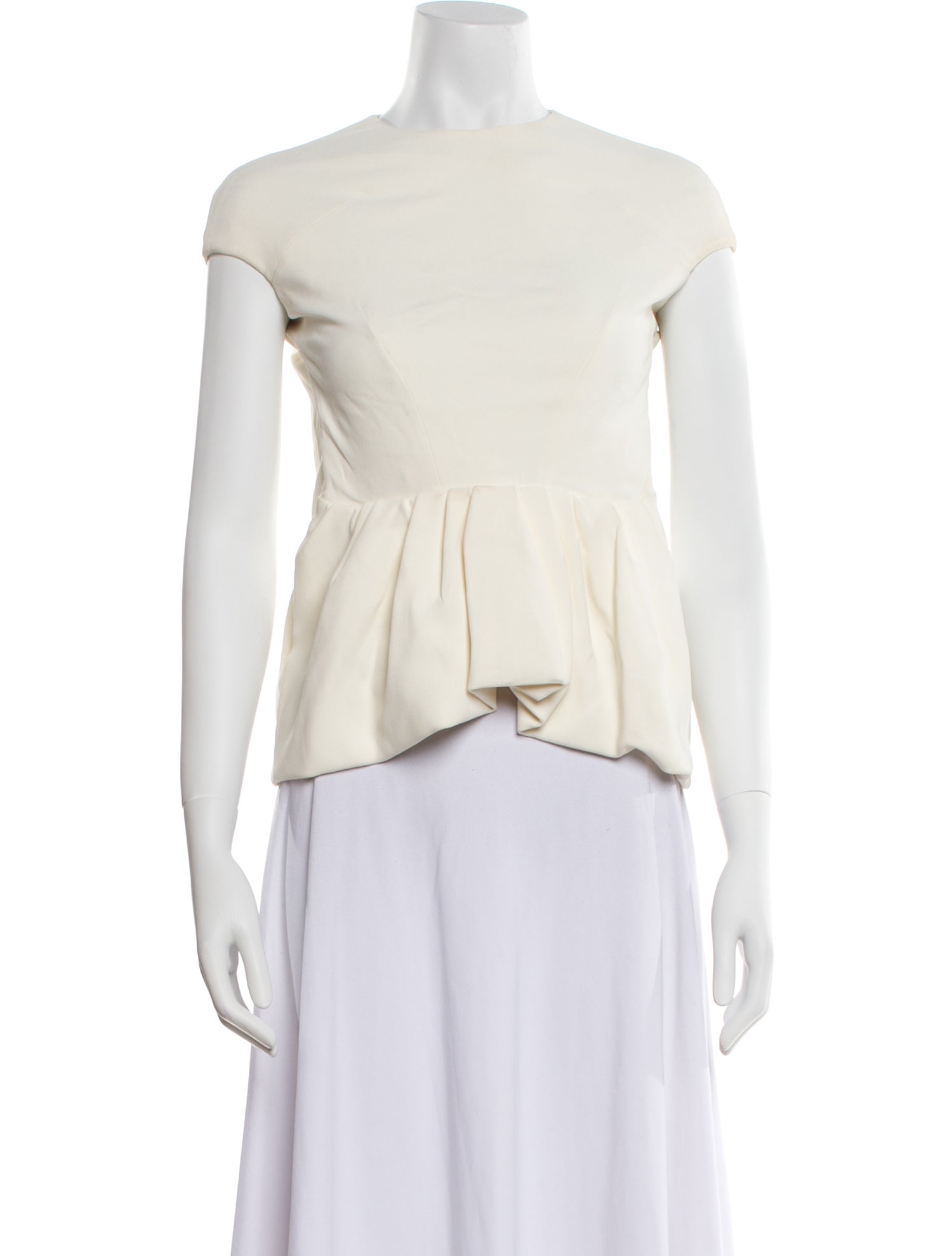 Tom Ford Crew Neck Short Sleeve Crop Top