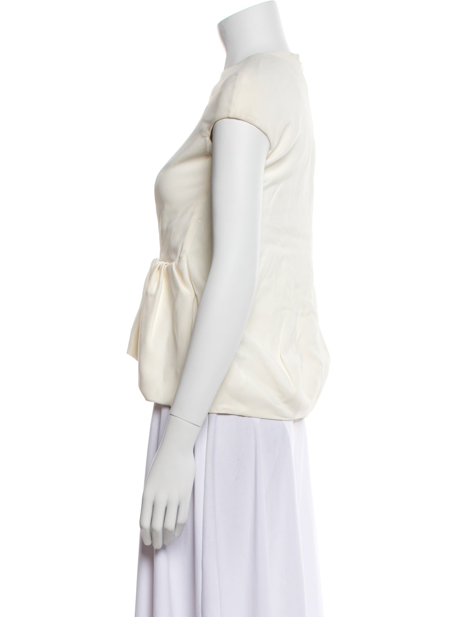 Tom Ford Crew Neck Short Sleeve Crop Top