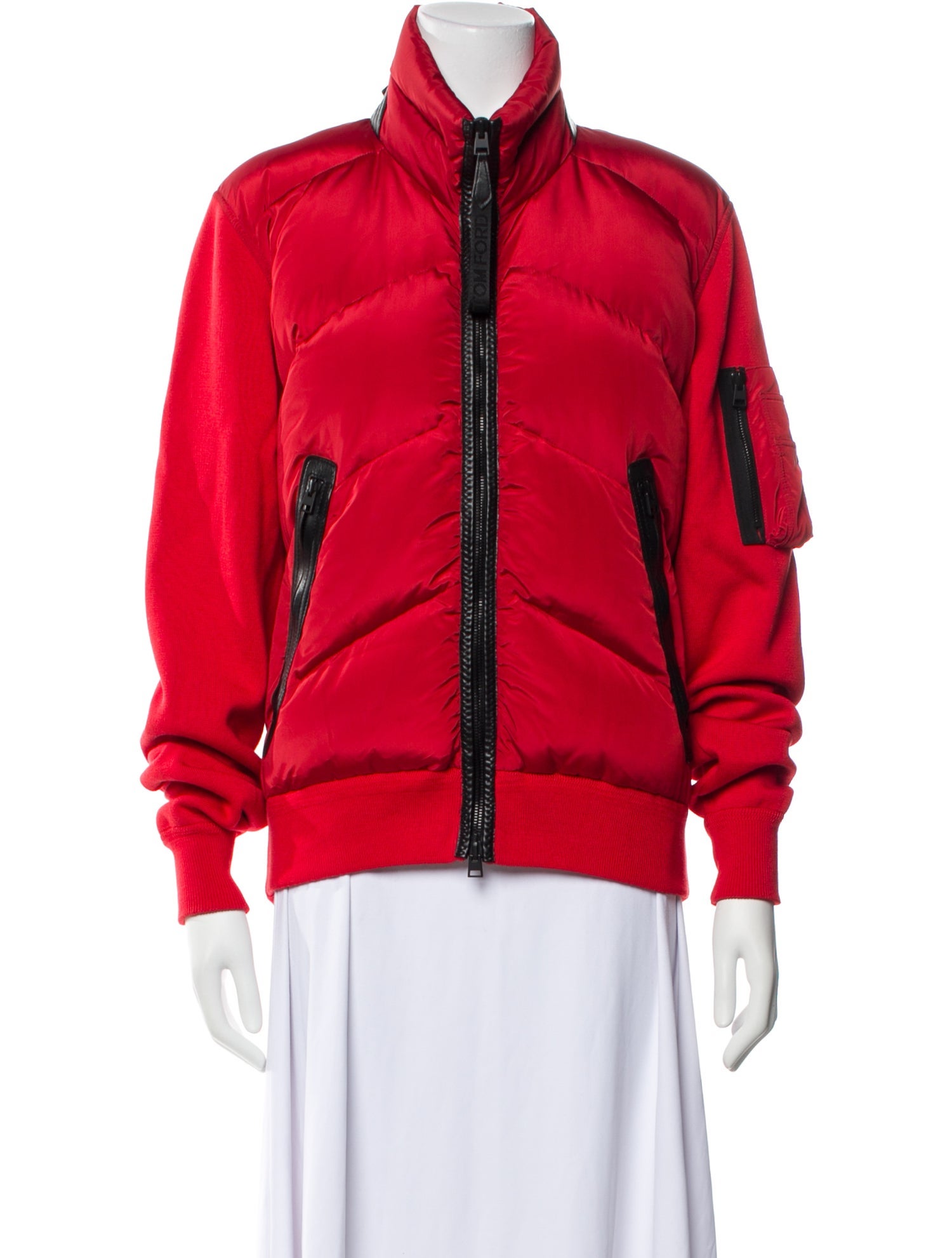 Tom Ford Colorblock Pattern Windbreaker