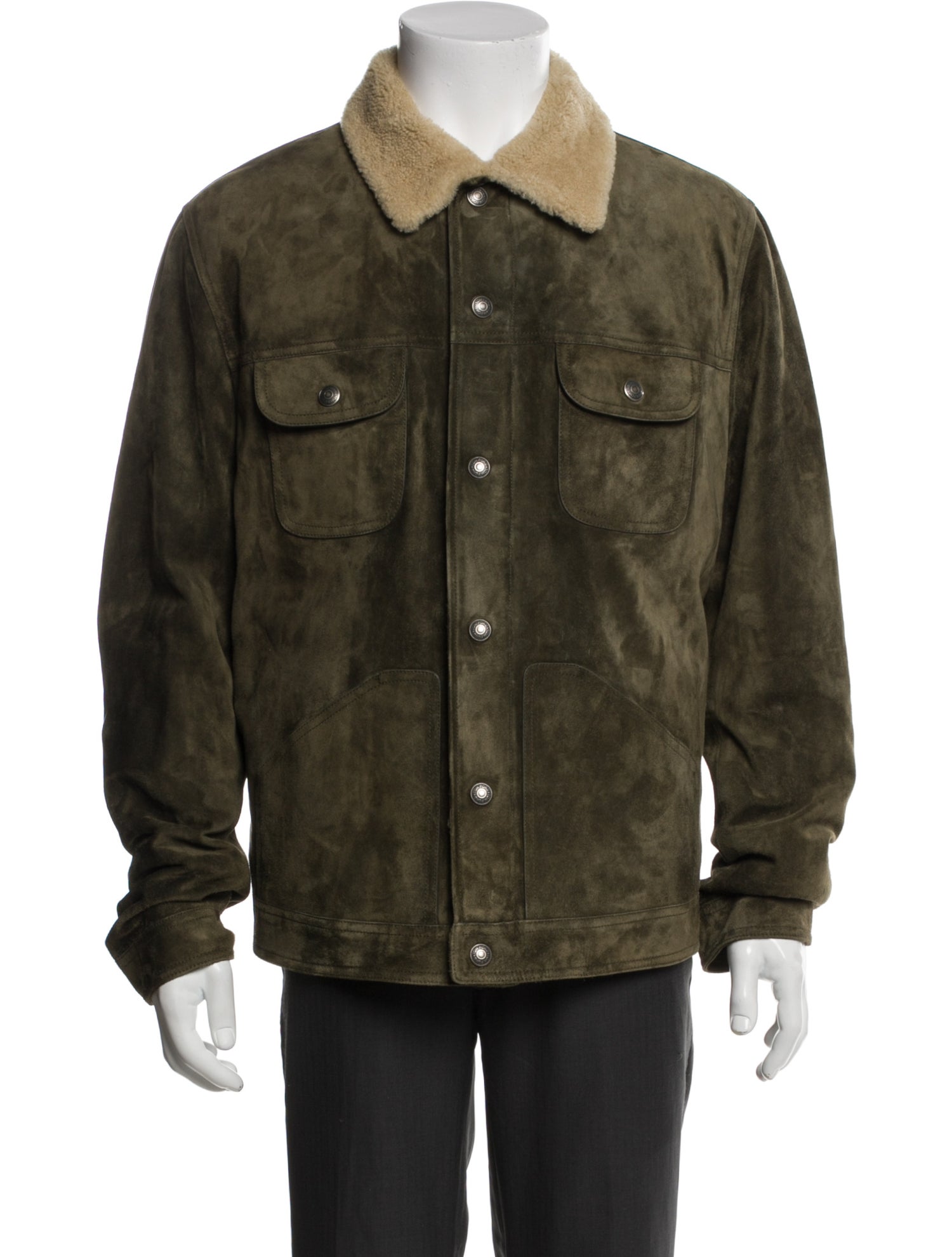 Tom Ford Lamb Leather Trucker Jacket