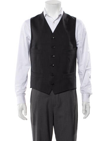 Tom Ford Suiting Wool Suit Vest Us38, It48 | M