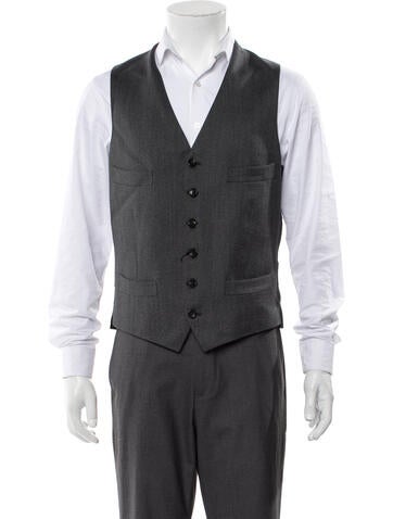 Tom Ford Suiting Wool Suit Vest Us38, It48 | M