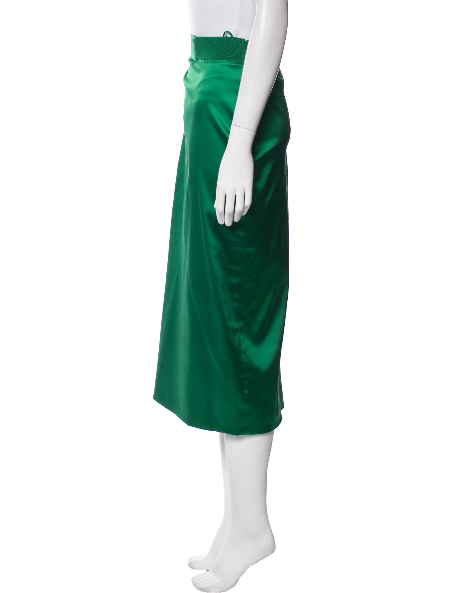 Tom Ford Pleated Accents Midi Length Skirt