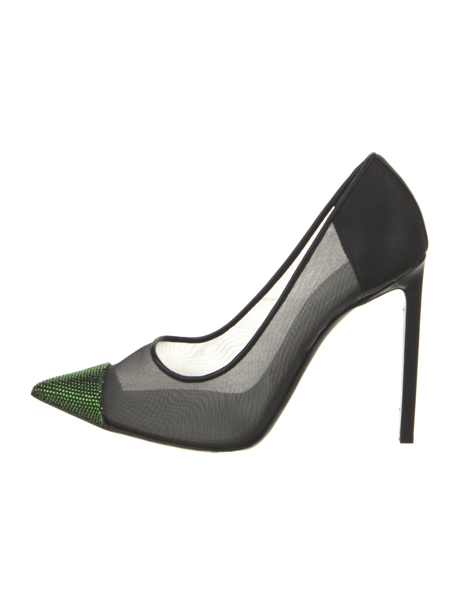 Tom Ford Mesh Crystal Embellishments Pumps