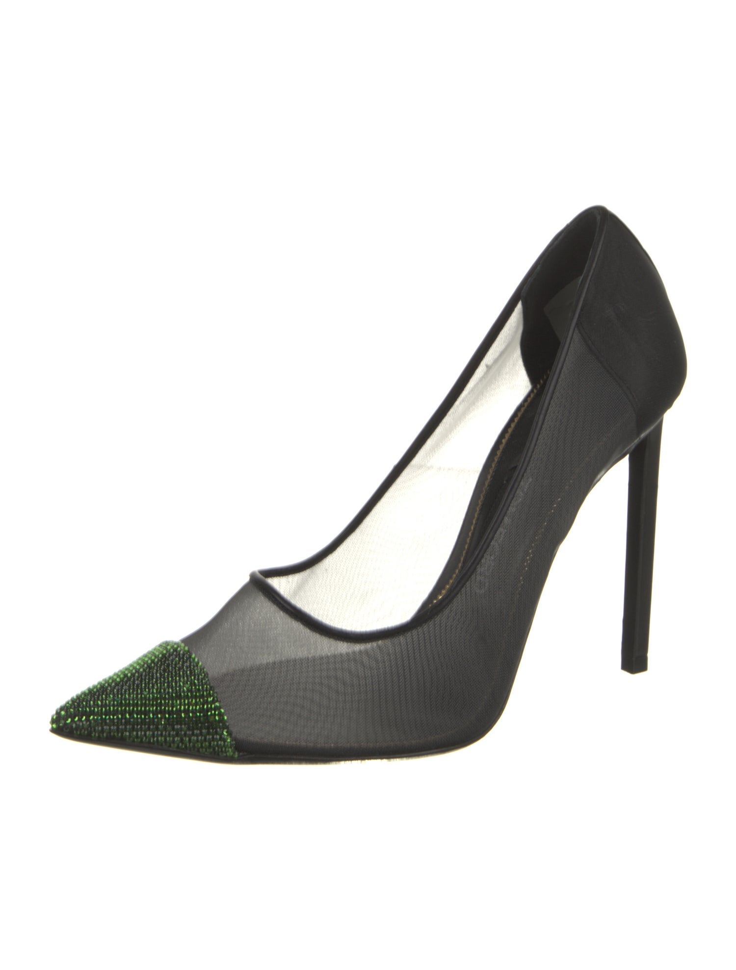 Tom Ford Mesh Crystal Embellishments Pumps