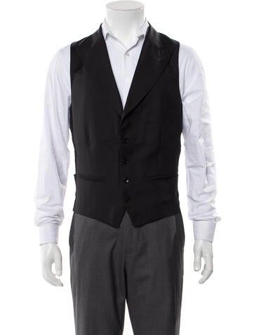 Tom Ford Suiting Wool Suit Vest Us36, It46 | S