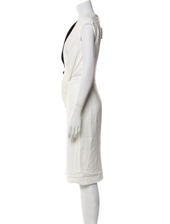 Tom Ford Cowl Neck Midi Length Dress