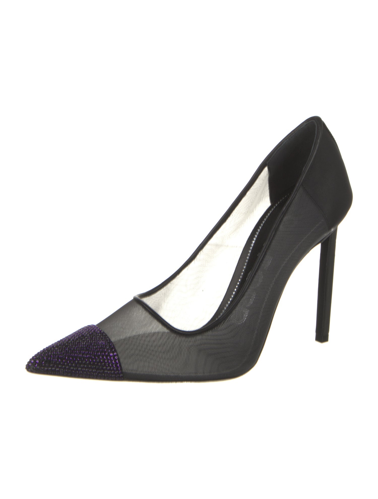 Tom Ford Mesh Crystal Embellishments Pumps