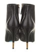 Tom Ford Leather Chain-Link Accents Boots