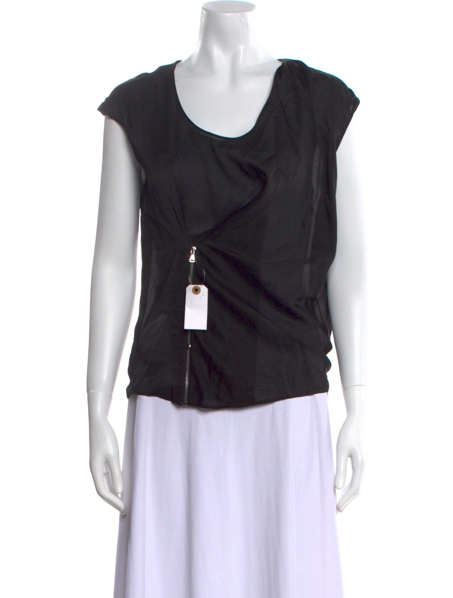 Tom Ford Silk Scoop Neck Top