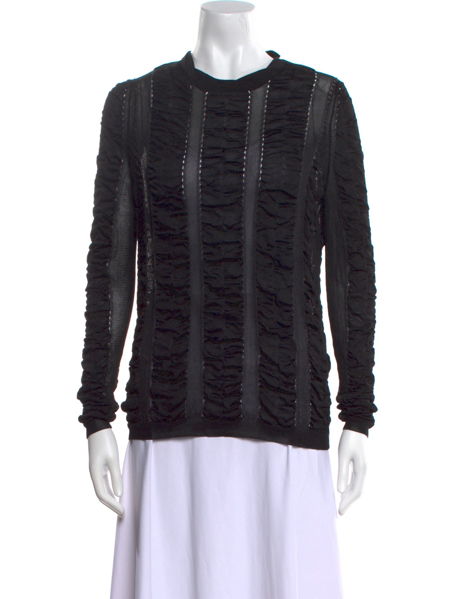 Tom Ford Silk Striped Sweatshirt