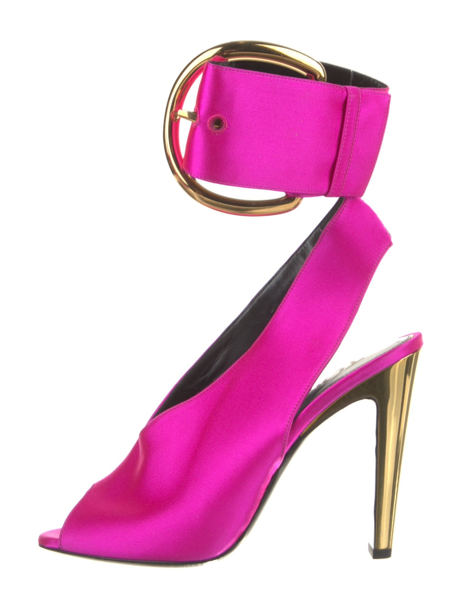Tom Ford Satin Printed Slingback Sandals