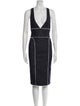 Tom Ford V-Neck Midi Length Dress