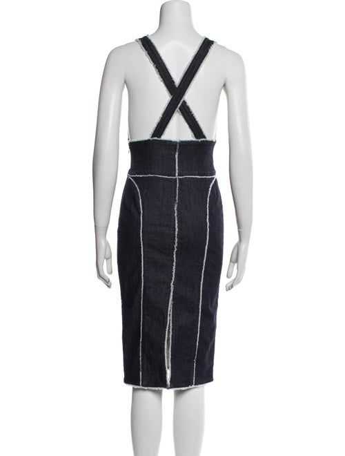 Tom Ford V-Neck Midi Length Dress