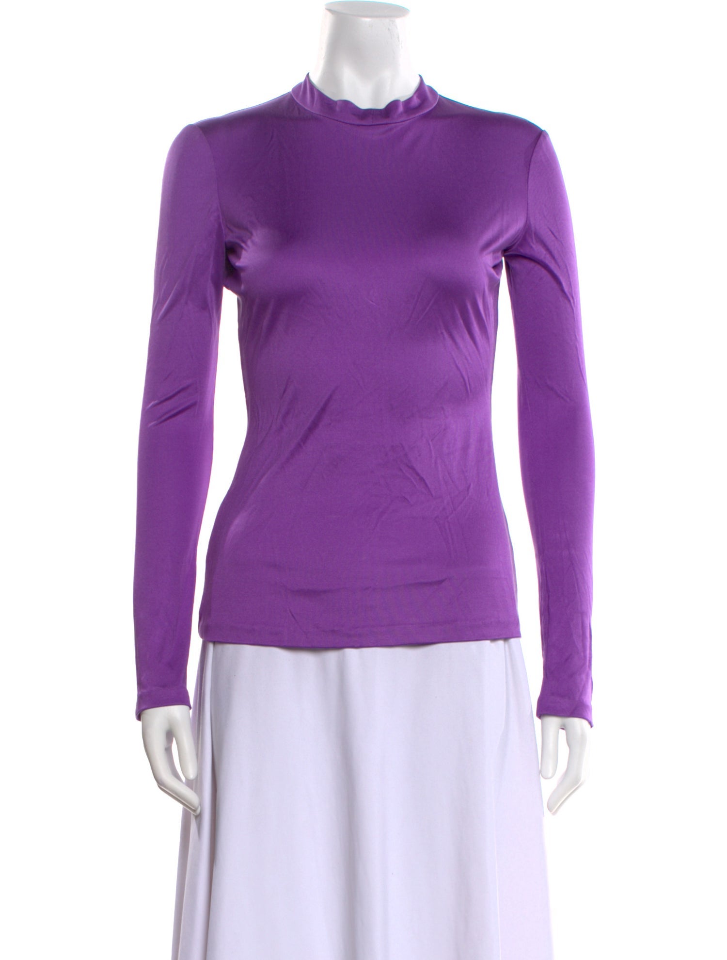 Tom Ford Mock Neck Long Sleeve Top