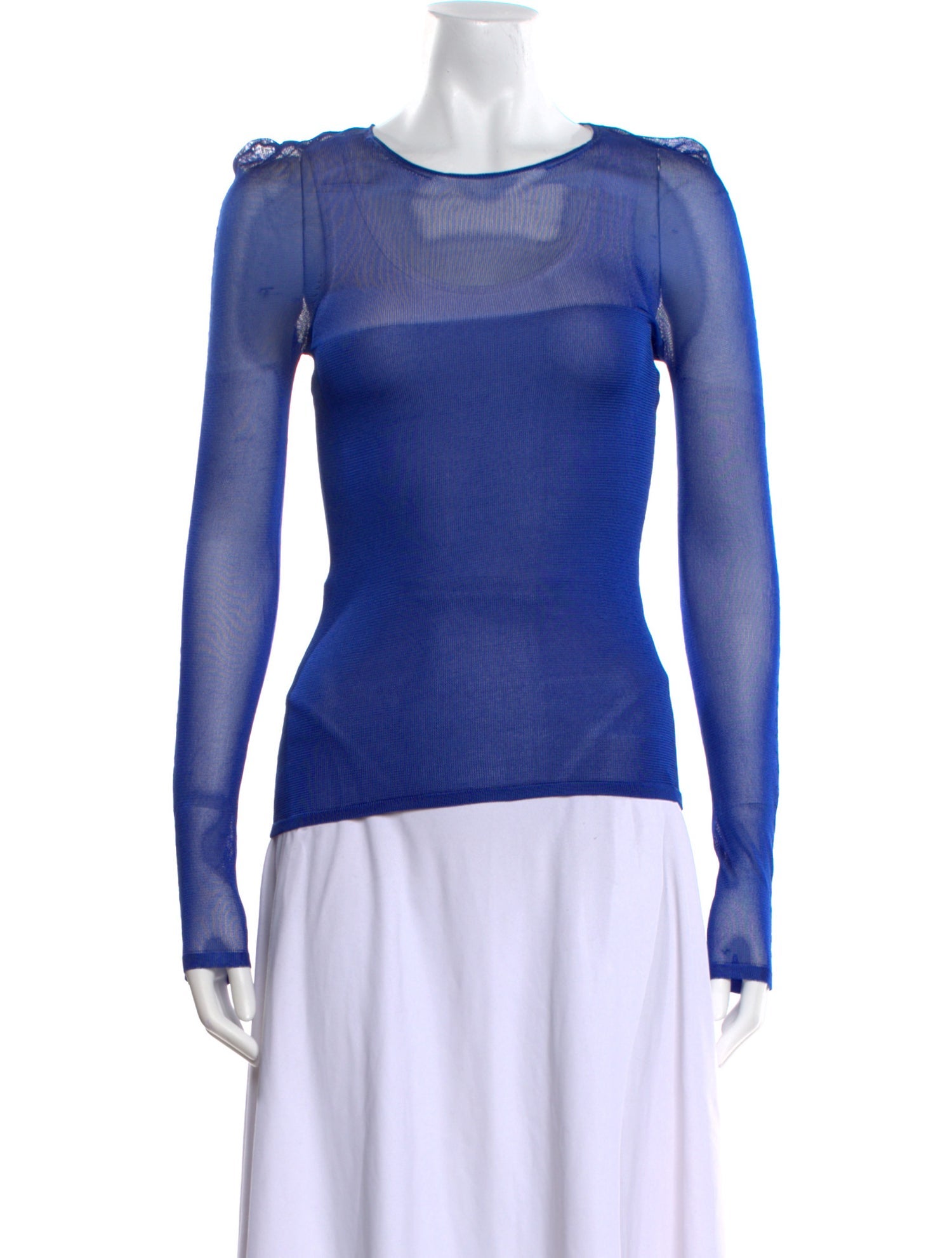 Tom Ford Scoop Neck Long Sleeve Top