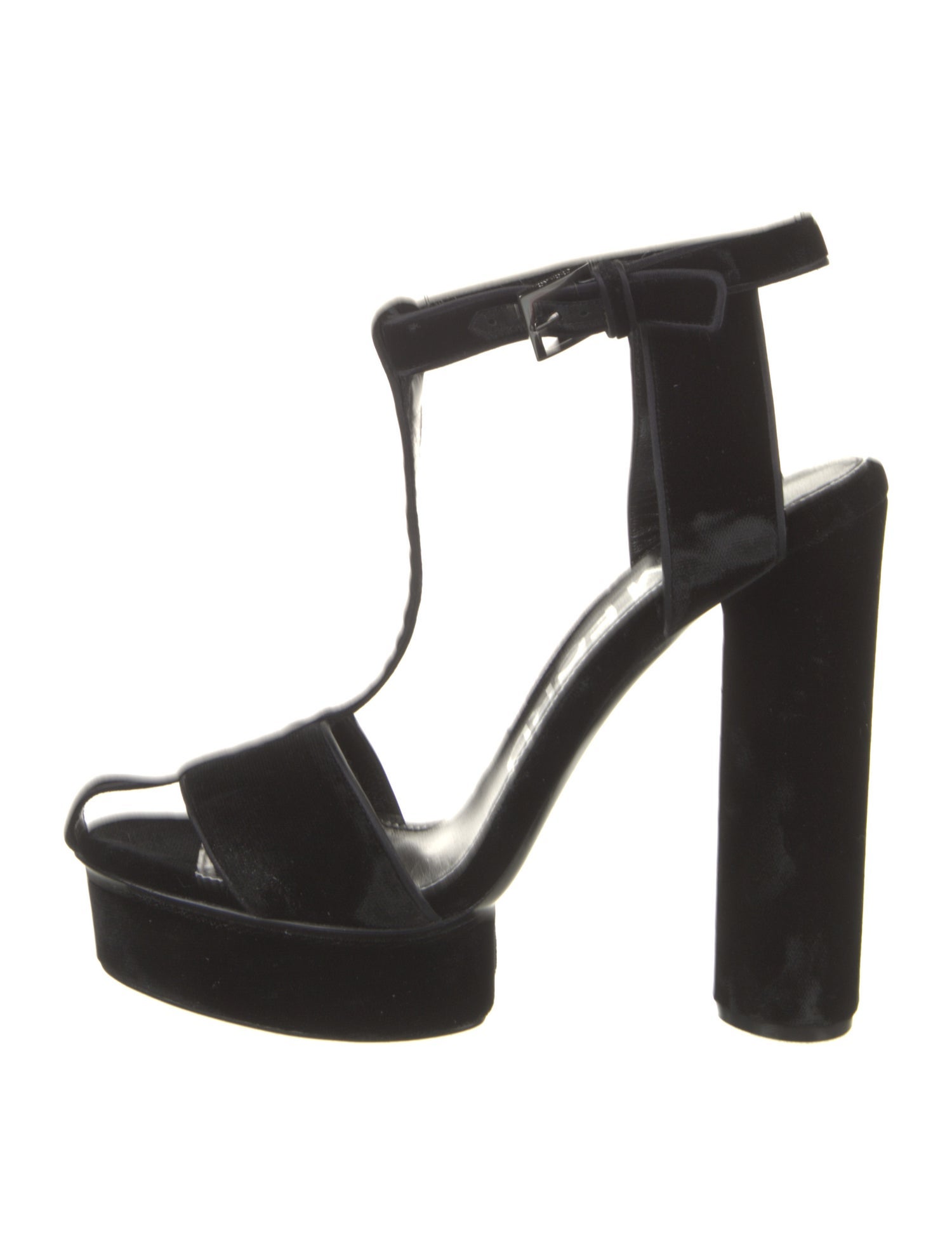 Tom Ford Velvet T-Strap Sandals