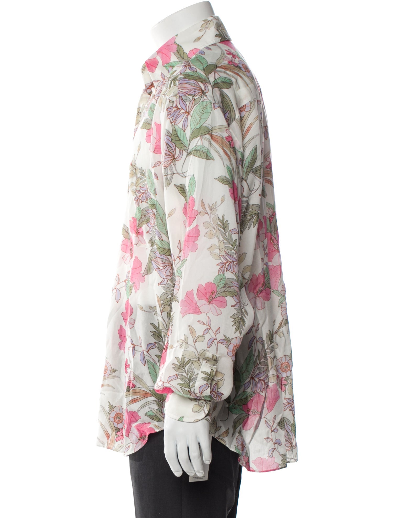 Tom Ford Floral Print Long Sleeve Shirt