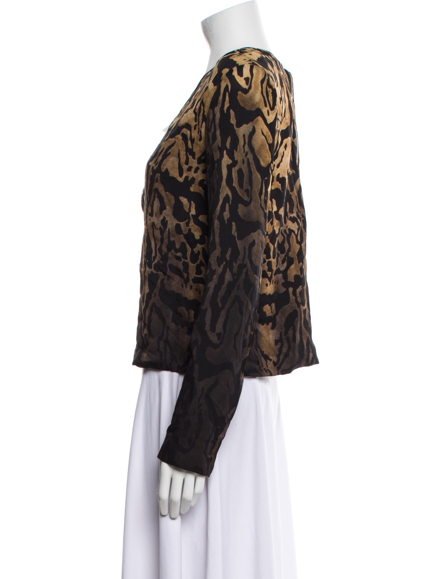 Tom Ford Silk Animal Print Evening Jacket