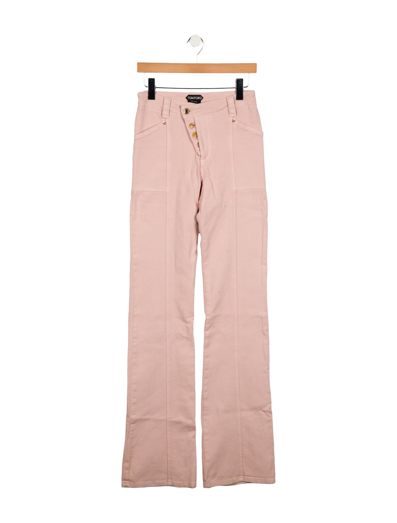 Tom Ford Mid-Rise Wide Leg Jeans