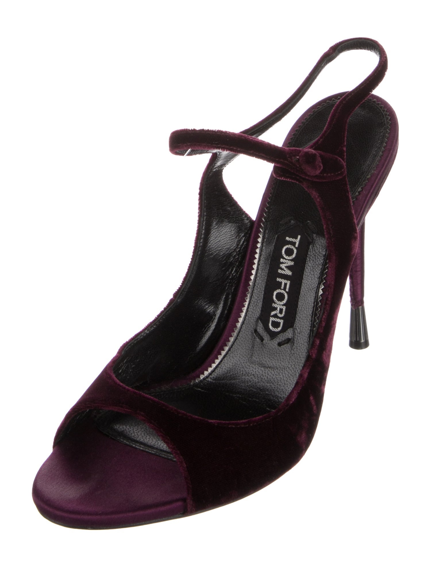 Tom Ford Velvet Slingback Sandals