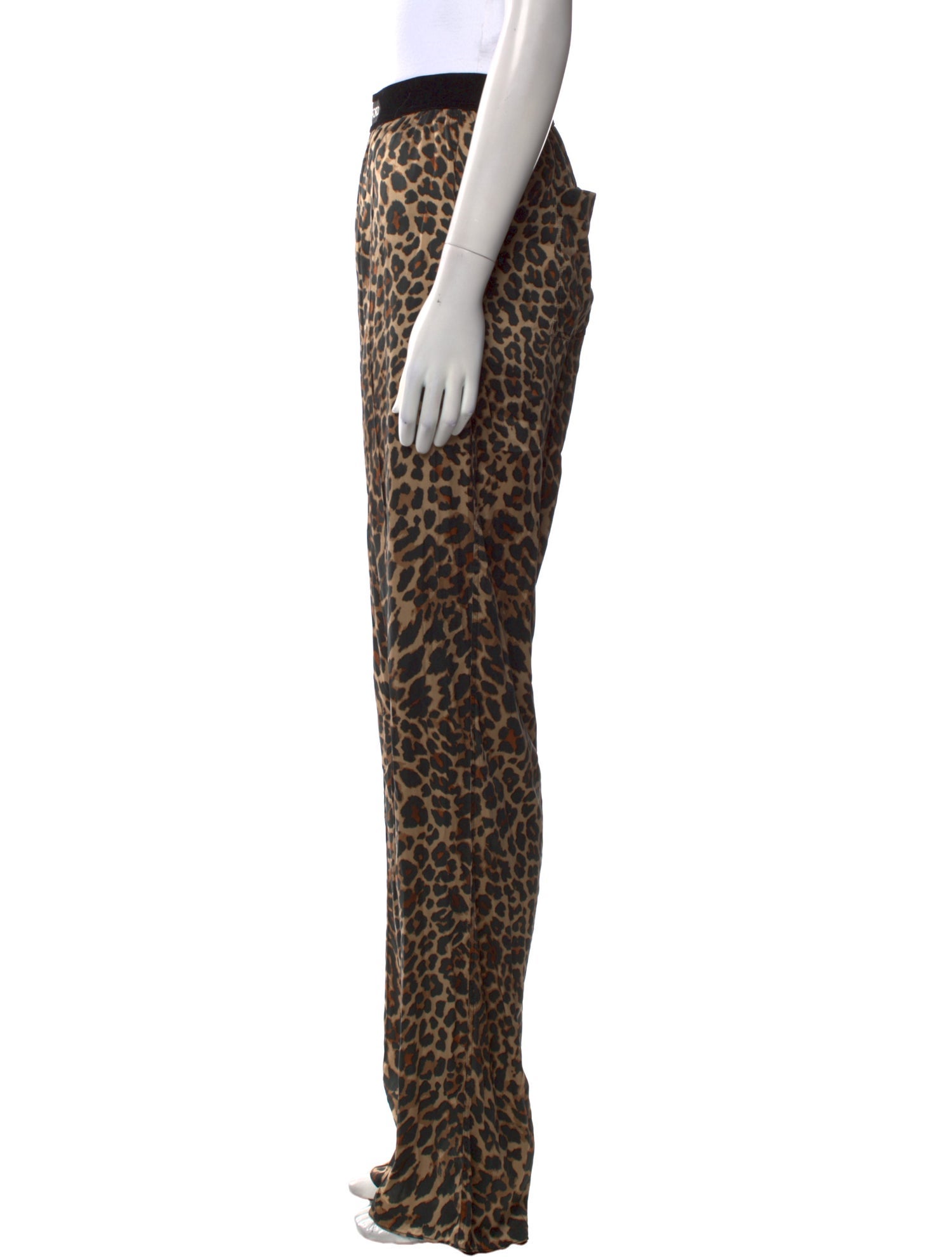 Tom Ford Silk Straight Leg Pants