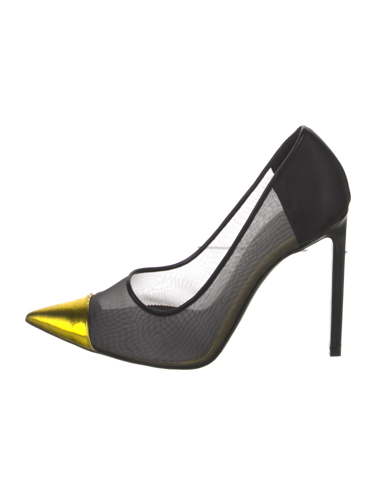 Tom Ford Mesh Colorblock Pattern Pumps