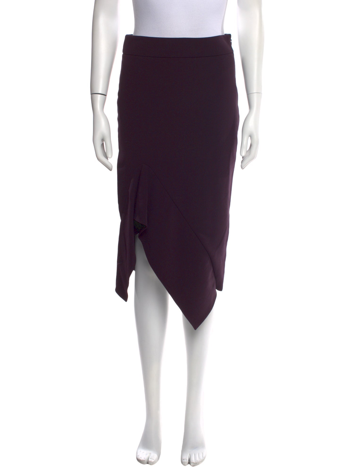 Tom Ford Ruffle Embellishment Midi Length Skirt