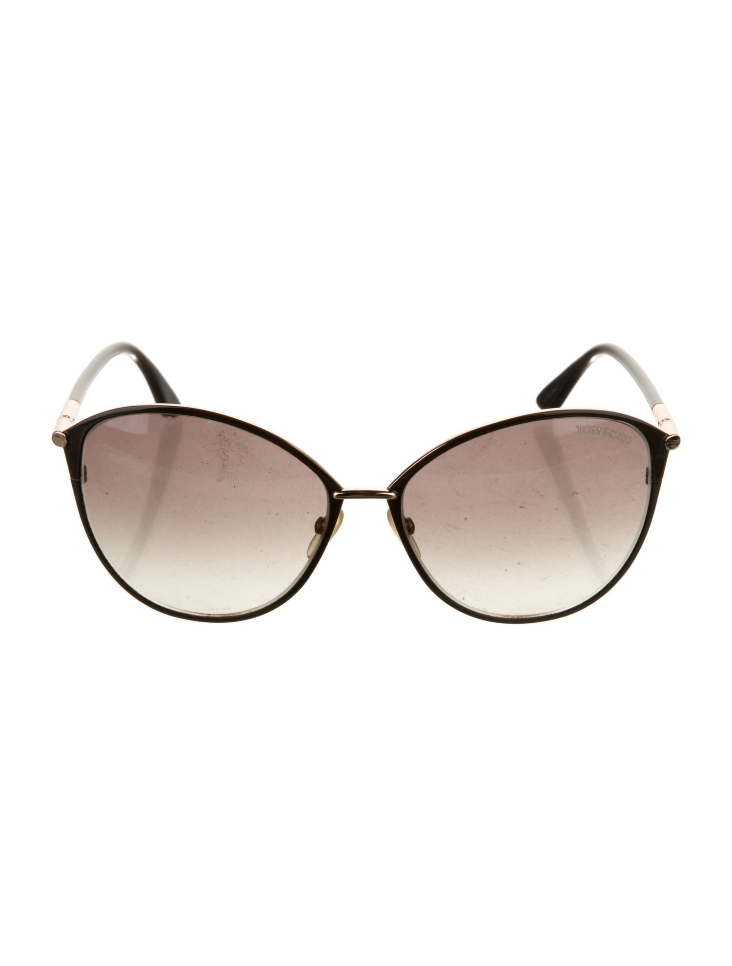 Tom Ford Round Gradient Sunglasses