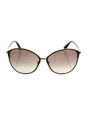 Tom Ford Round Gradient Sunglasses