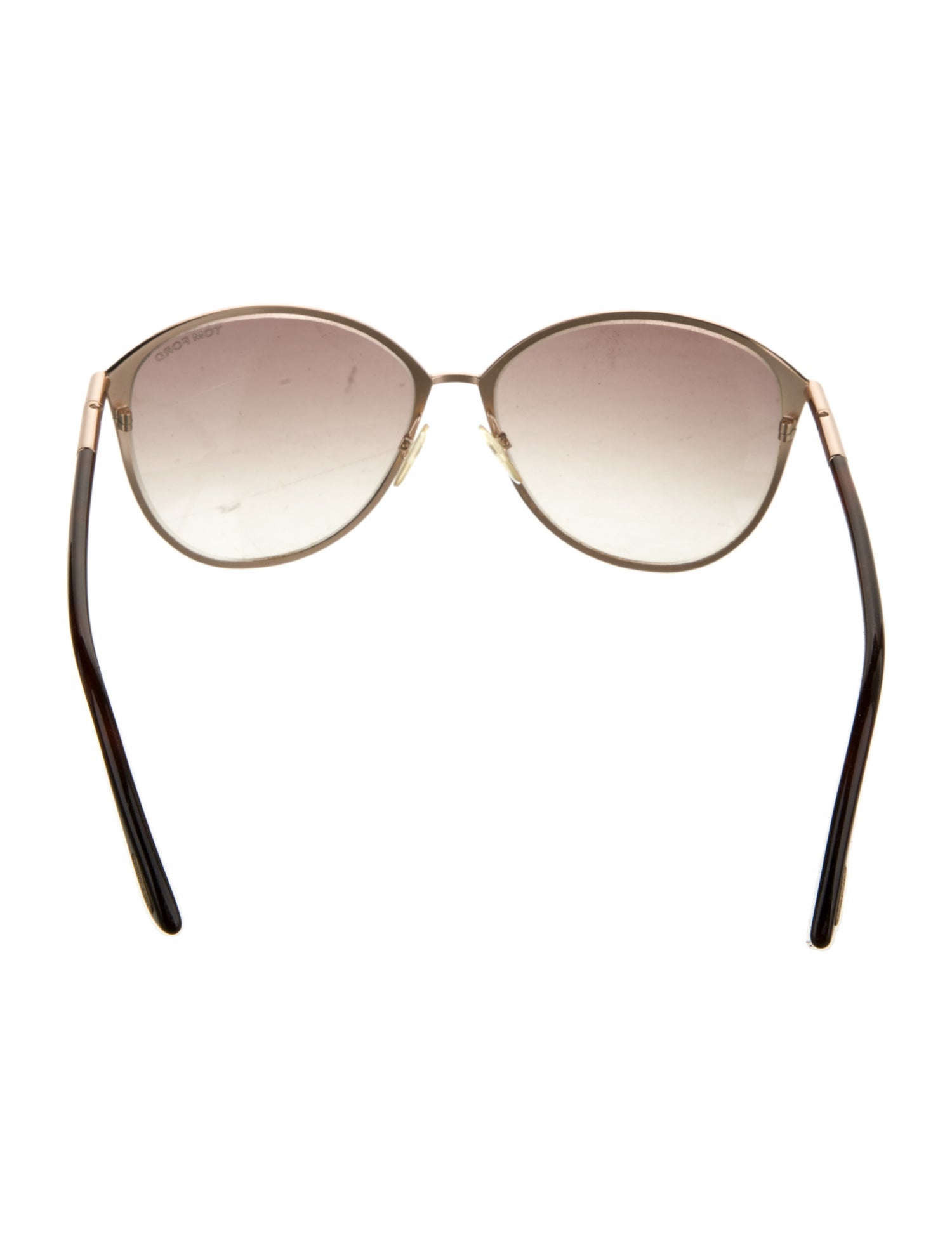 Tom Ford Round Gradient Sunglasses