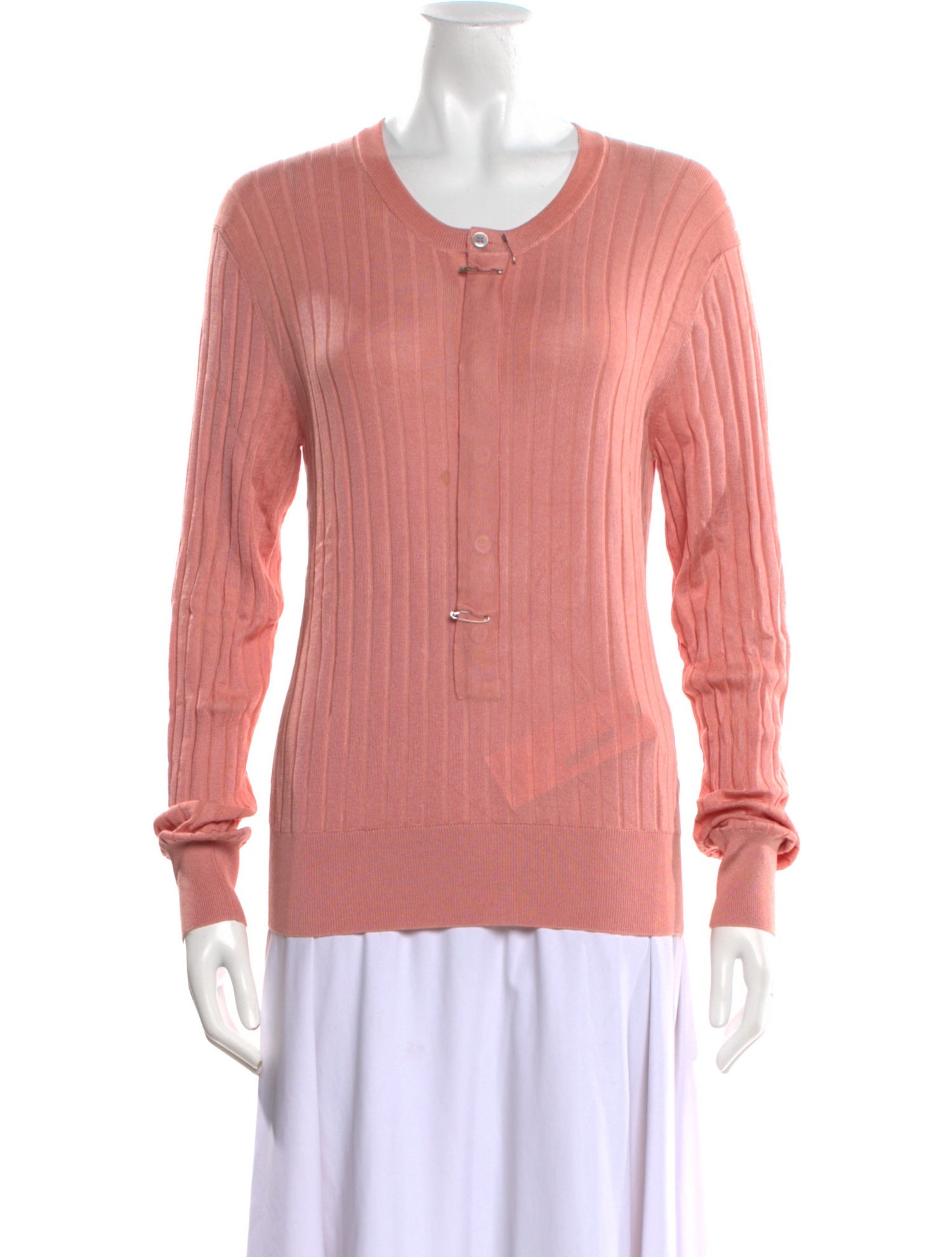 Tom Ford Scoop Neck Long Sleeve Top