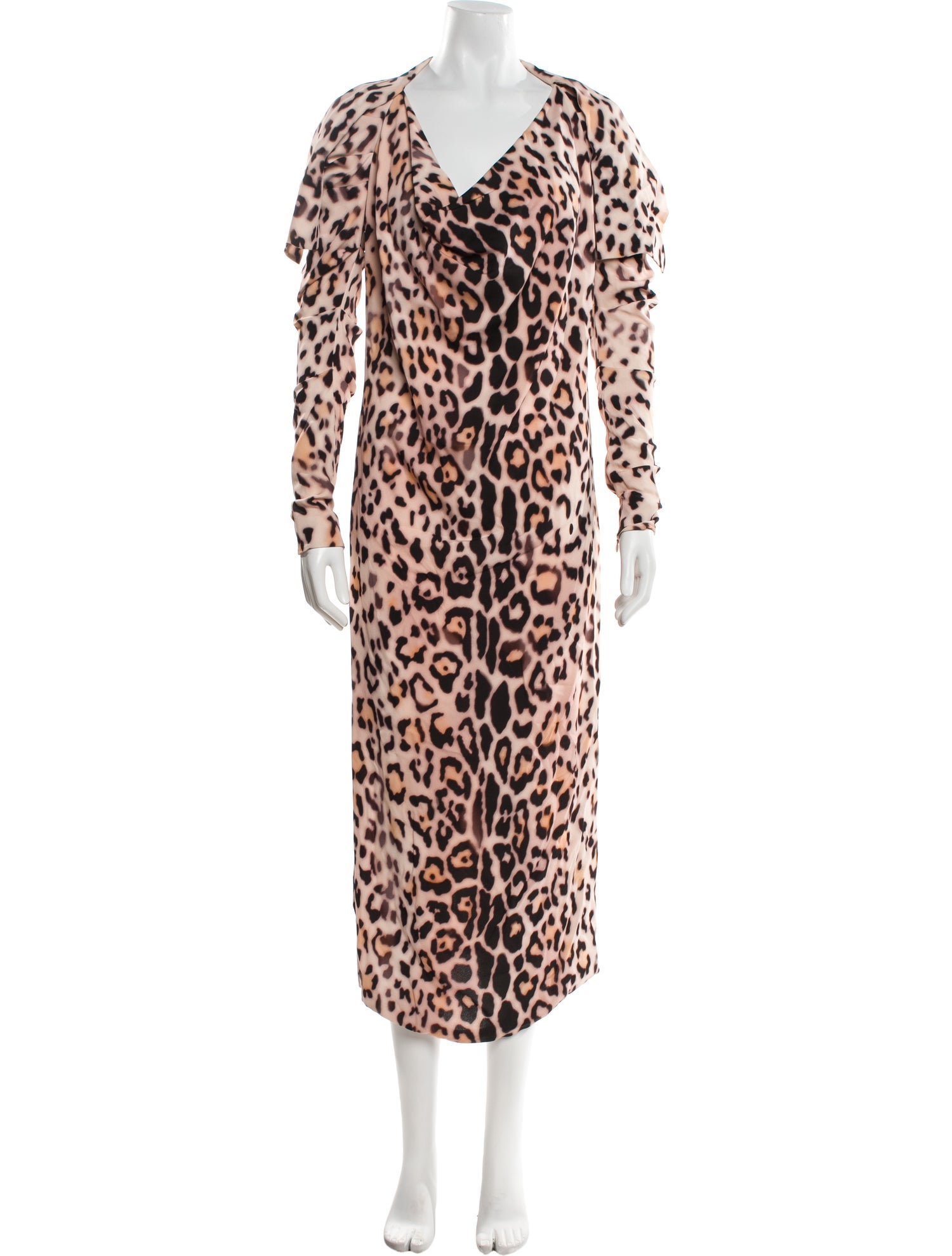 Tom Ford Animal Print Long Dress
