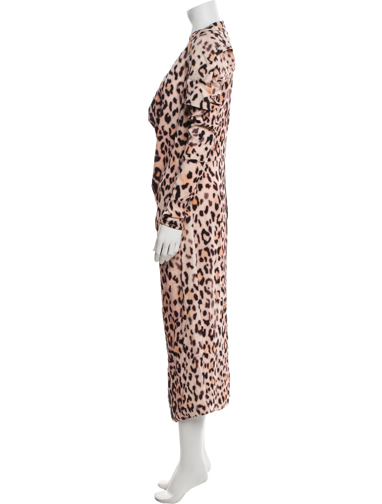 Tom Ford Animal Print Long Dress