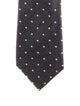 Tom Ford grey pattern print tie