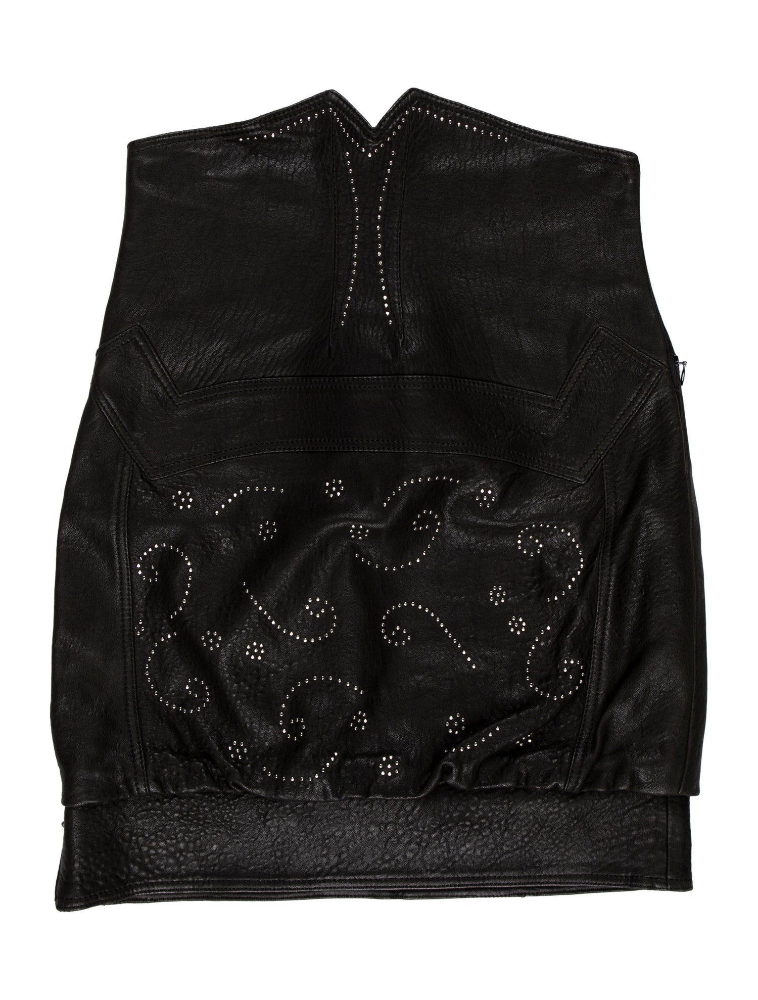 Tom Ford Leather Knee-Length Skirt