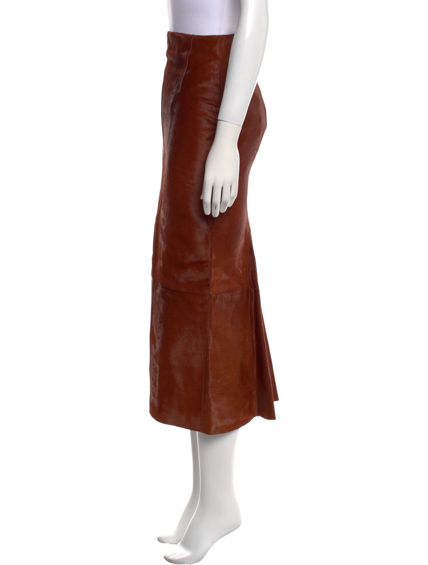 Tom Ford Fur Midi Length Skirt