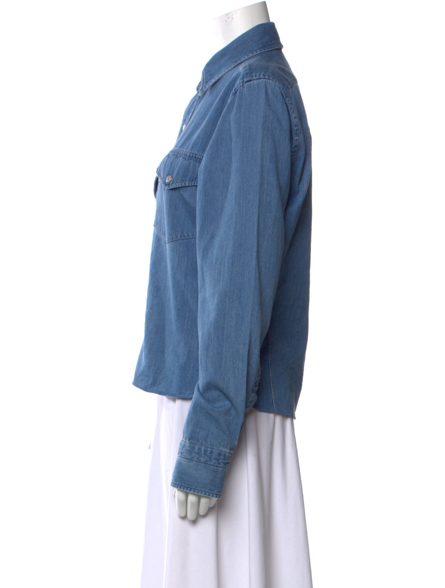 Tom Ford Long Sleeve Button-Up Top