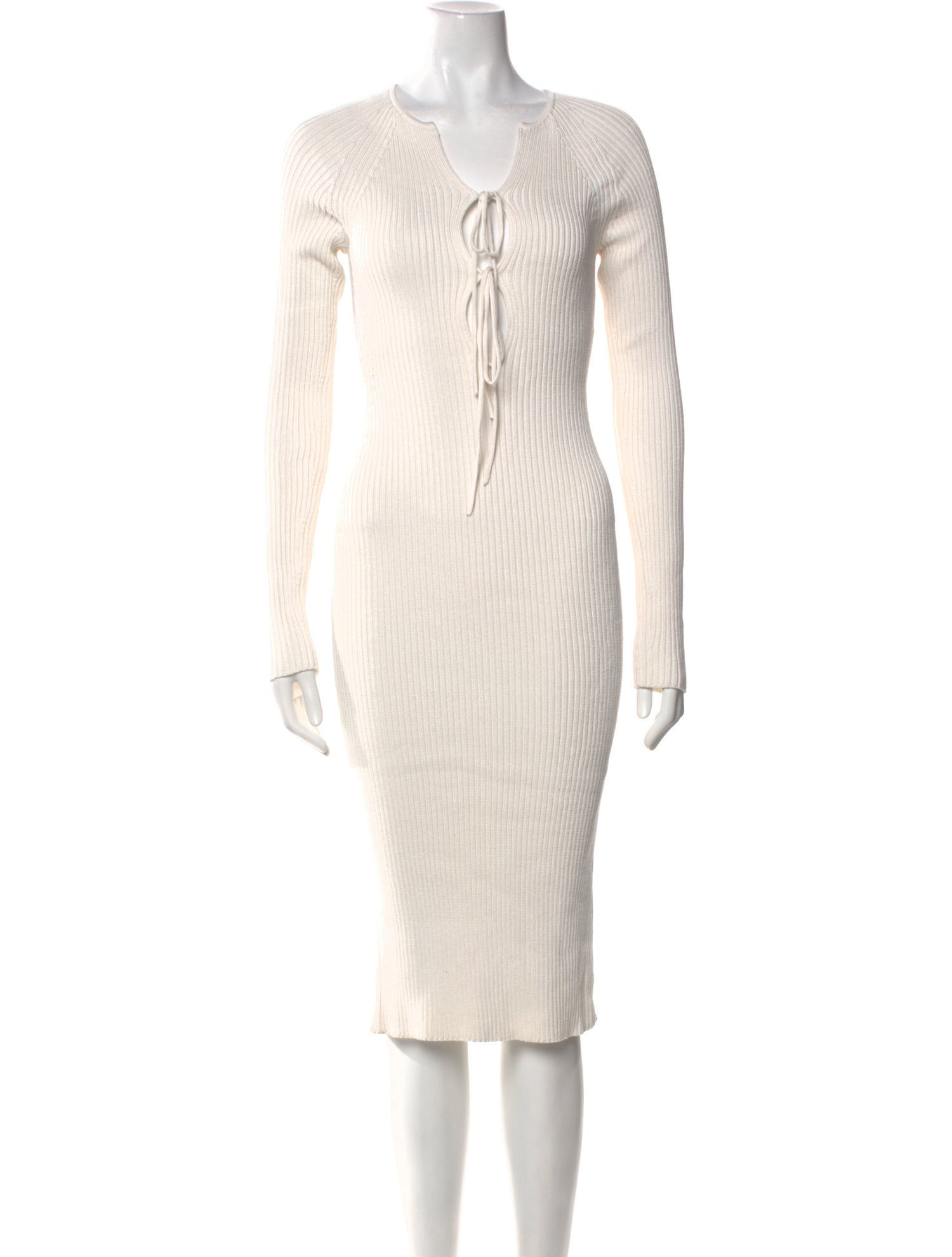 Tom Ford Scoop Neck Midi Length Dress