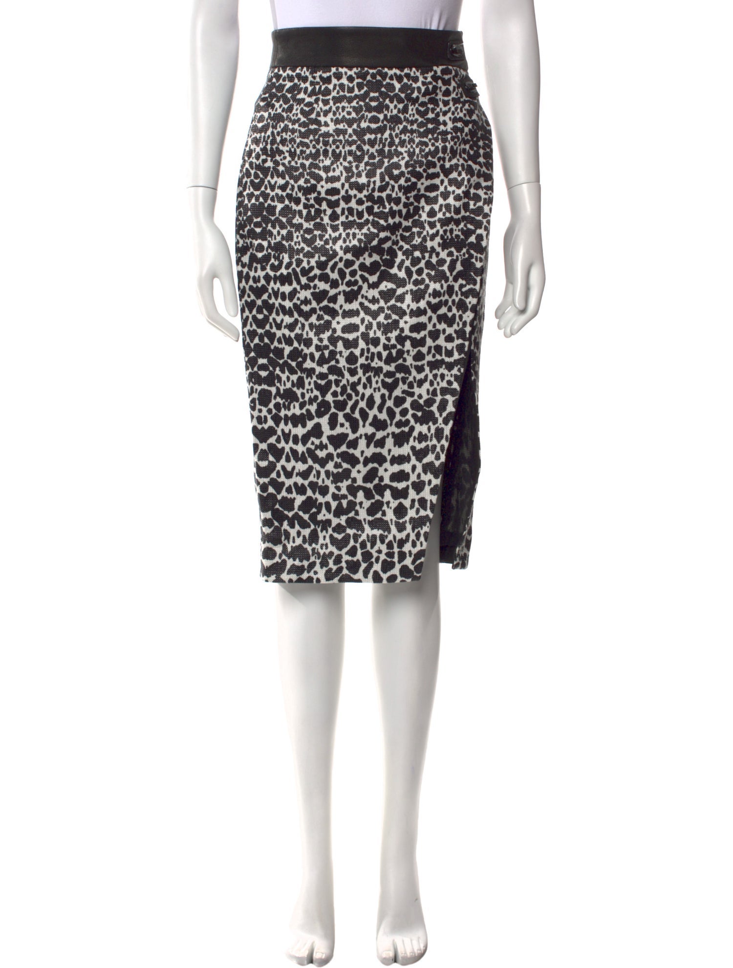Tom Ford Animal Print Knee-Length Skirt